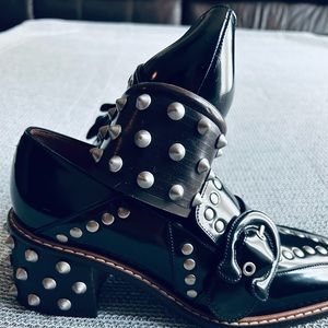 NWT Coach leather loafers